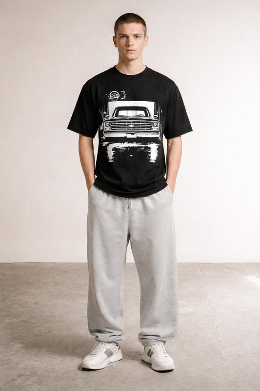 Full body view of the model wearing C-10 FRONT