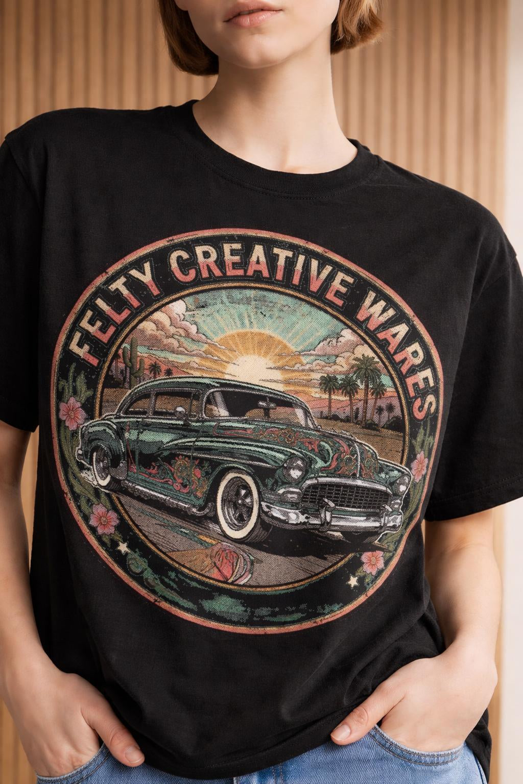 Detail shot of 50 chevy